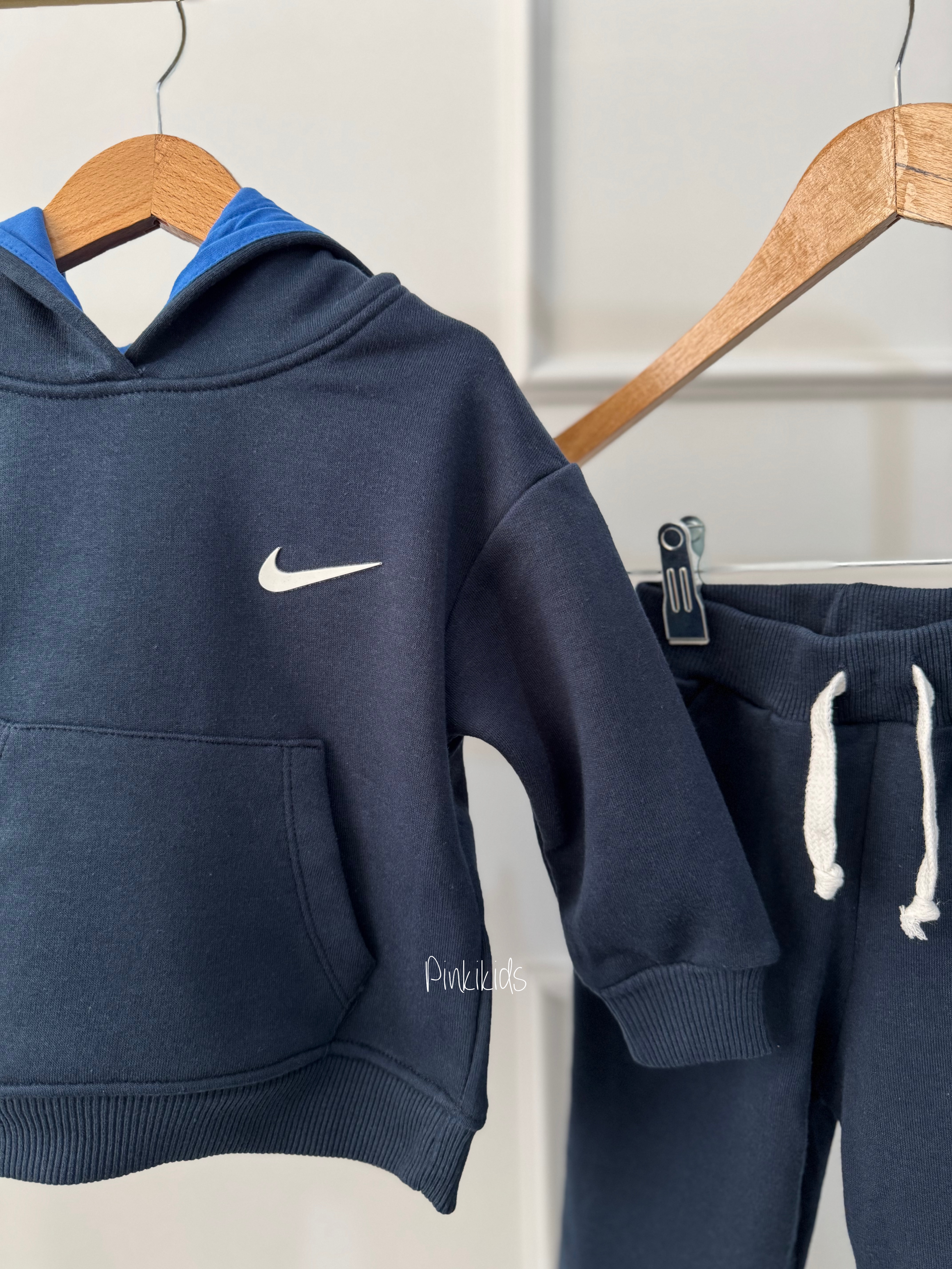 Nike Lacivert Kapüşonlu Takım