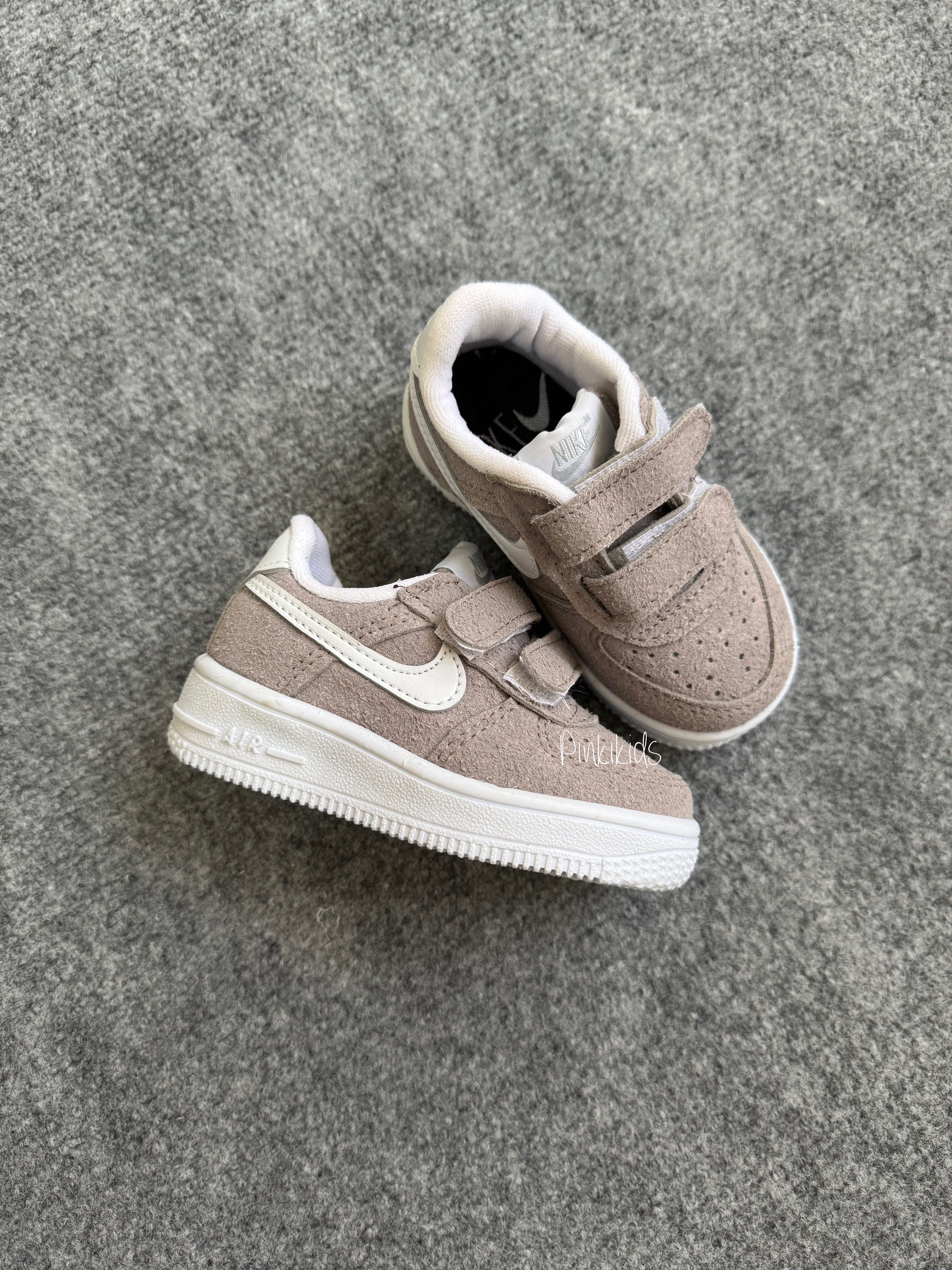 Bej Airforce Çocuk Sneaker (Suet)