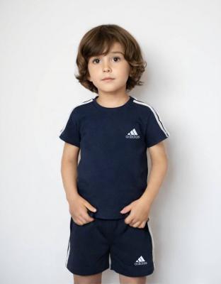 Lacivert Adidas Şortlu Takım