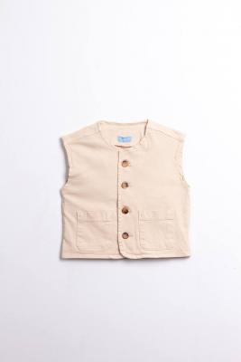 Oversize Krem Yelek