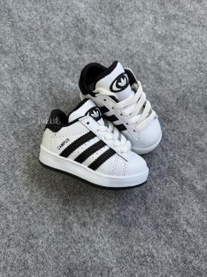 Campus Siyah Çizgili Çocuk Sneaker
